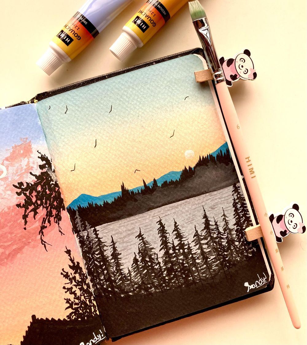 30 days gouache challenge - image 26 - student project