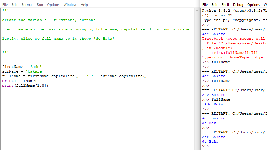 Beginner to Python - See projects - image 2 - student project
