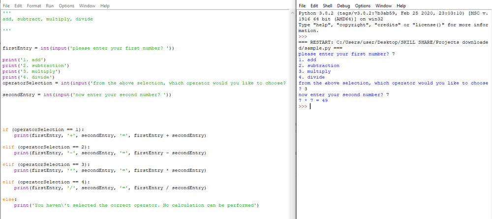 Beginner to Python - See projects - image 5 - student project