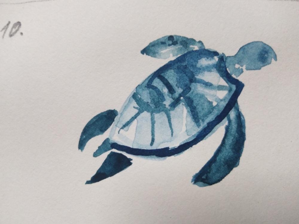 31denní výzva v malování akvarelem. Mám už všechny dny#TopWatercolorStudent2025 - image 12 - student project