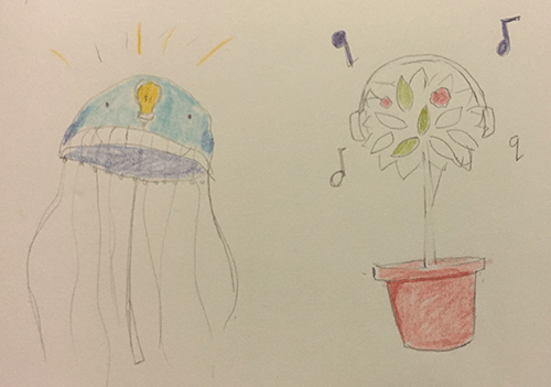 Glowing jellyfish - image 1 - student project