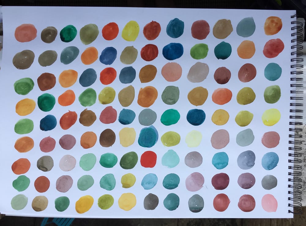 Exploring colours (intuitive mixing + colour play) - image 1 - student project