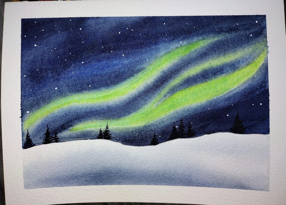 Day 1-10 Therapudic Winter Landscapes - image 9 - student project