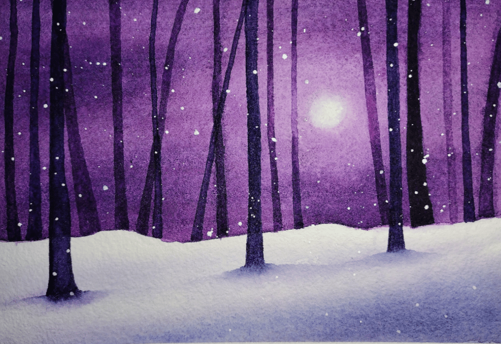 Day 1-10 Therapudic Winter Landscapes - image 5 - student project
