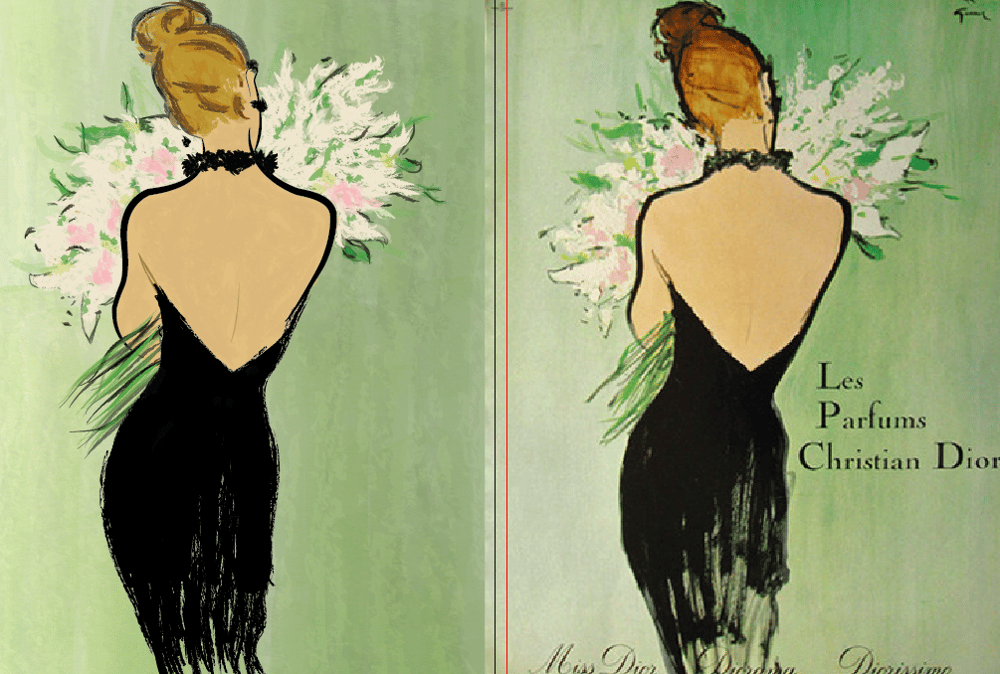 Vintage Dior Poster - image 4 - student project