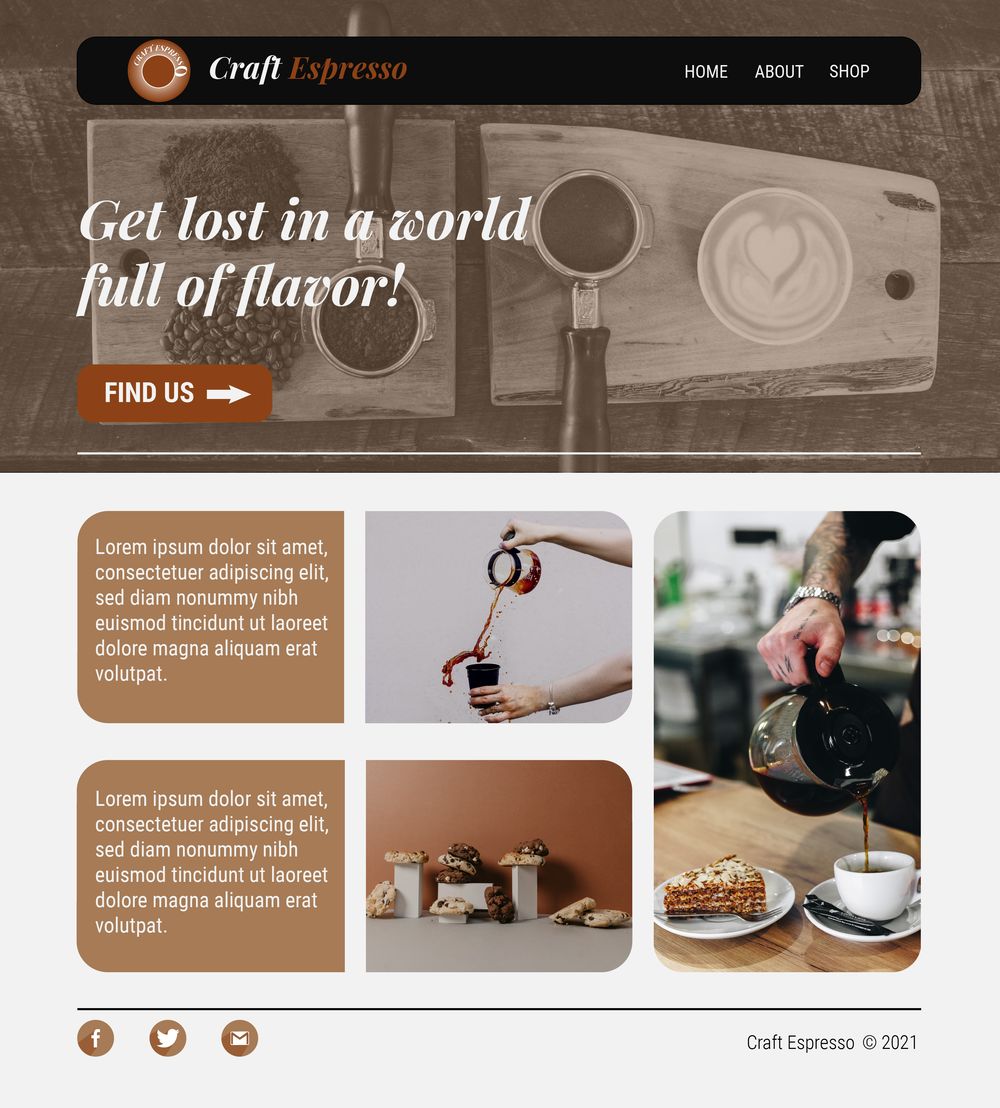 UI Craft Espresso - image 2 - student project