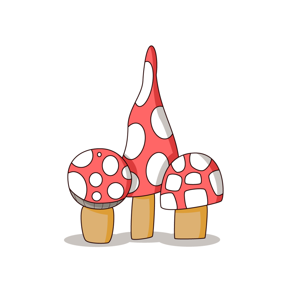 Group of shrooms - image 3 - student project