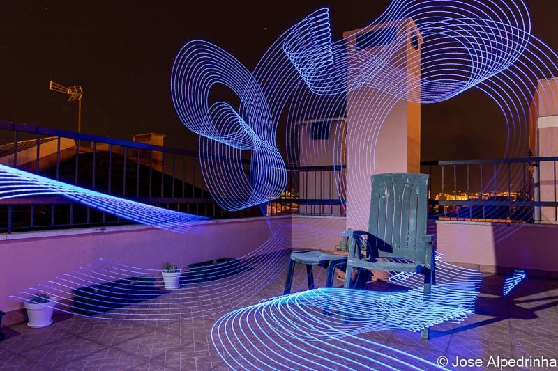 First experiment on Light Painting - image 3 - student project