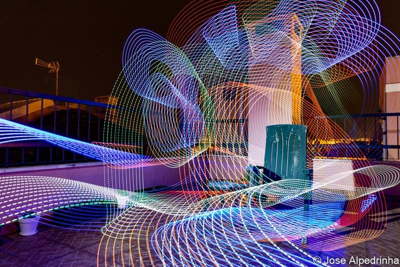 First experiment on Light Painting - image 6 - student project