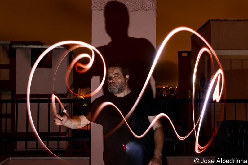 First experiment on Light Painting - image 1 - student project