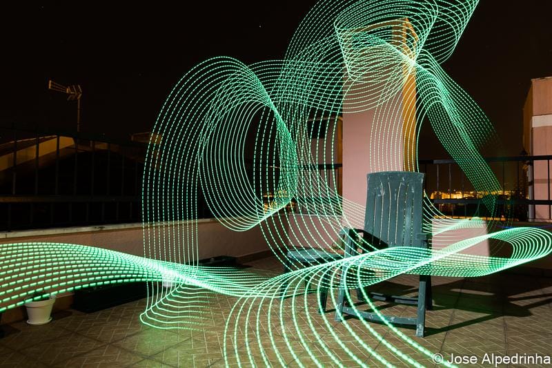 First experiment on Light Painting - image 5 - student project