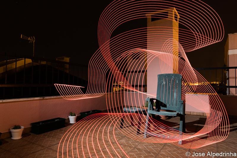 First experiment on Light Painting - image 4 - student project