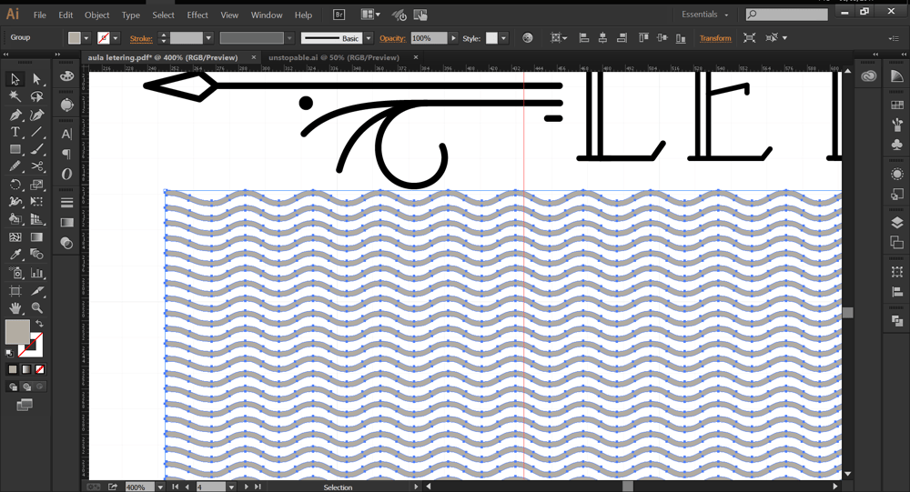 The golden Lettering | Skillshare Student Project