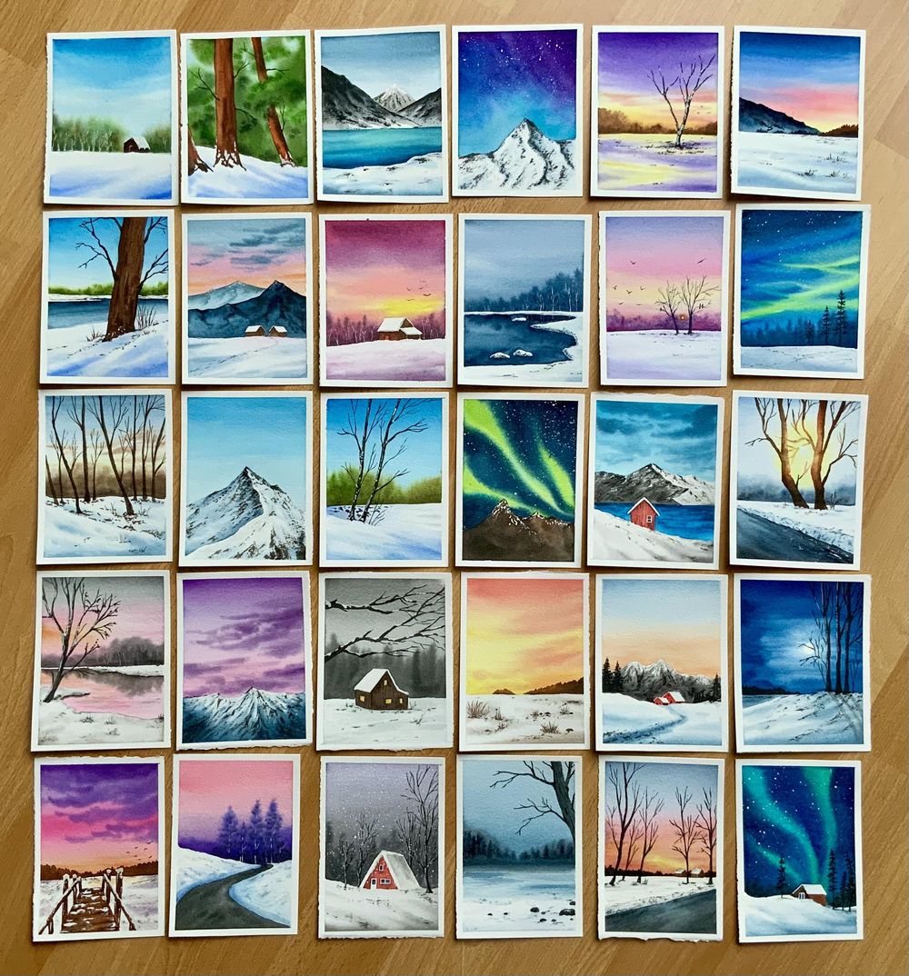 30 Winter Landscapes - image 1 - student project