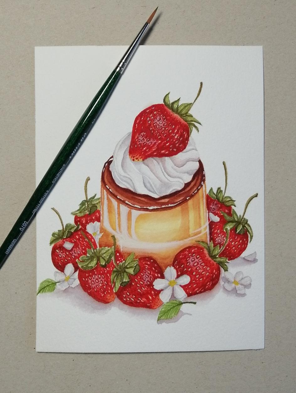 Strawberry Flan - image 1 - student project