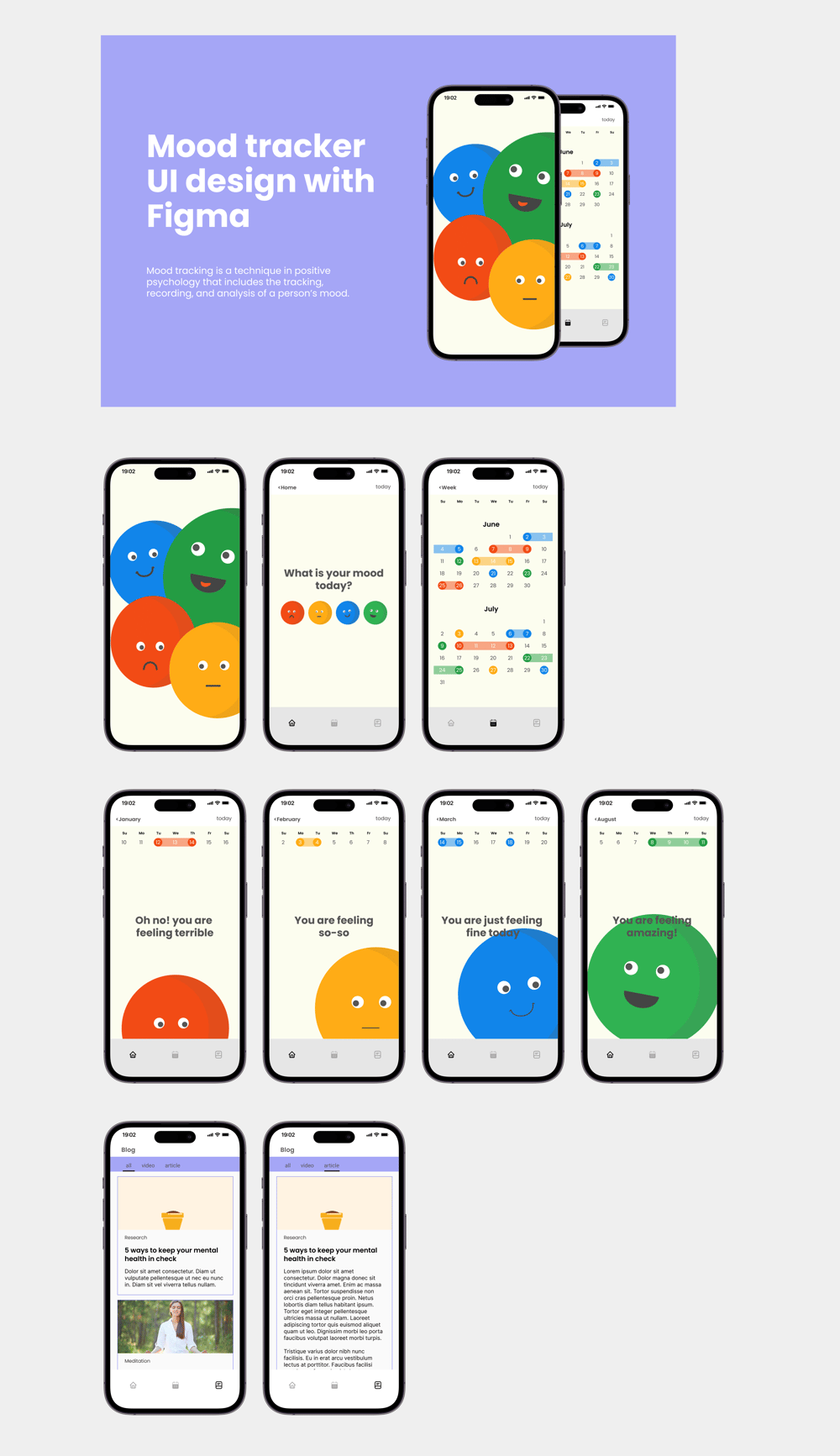 Mood Tracker - image 1 - student project