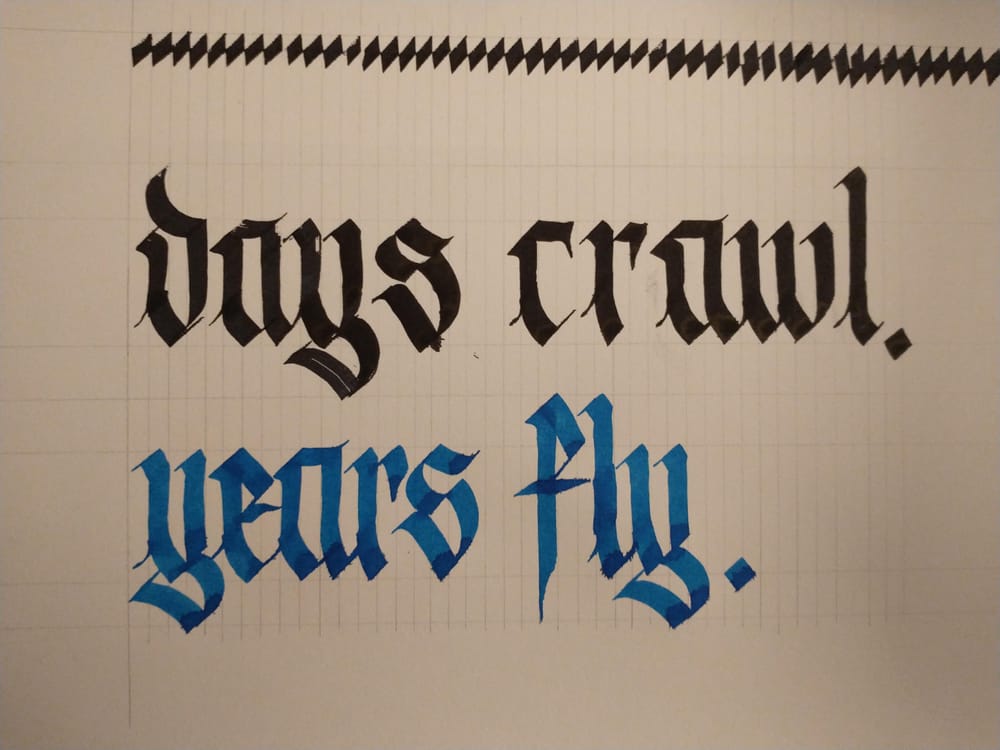 Days crawl. Years fly. - image 1 - student project