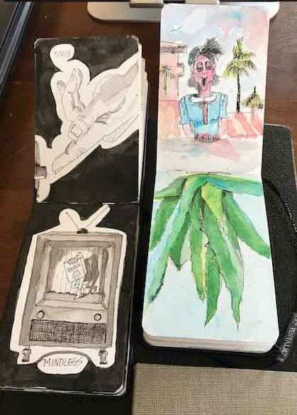 Sketching and sketchbooks - image 8 - student project