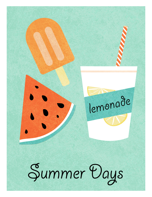 Summer Days on iPad Illustrator - image 1 - student project
