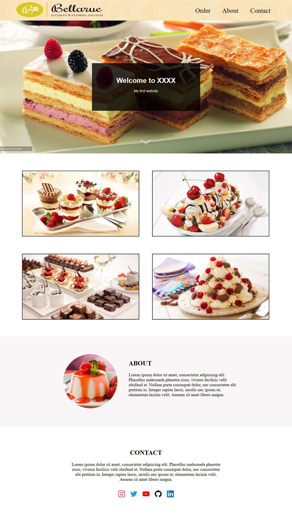 My First Website - image 1 - student project