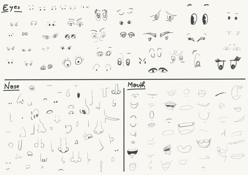 Drawing Expressive Faces - image 1 - student project