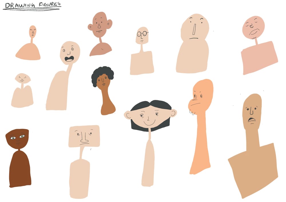 Drawing Expressive Faces - image 2 - student project