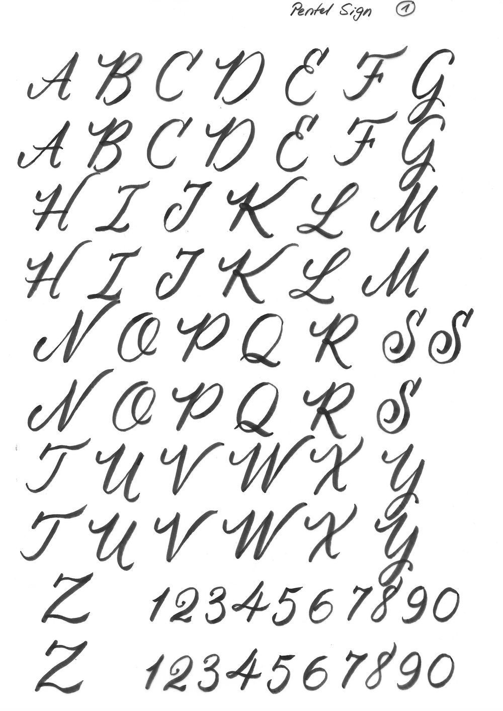 Brush Lettering Beginner - image 14 - student project