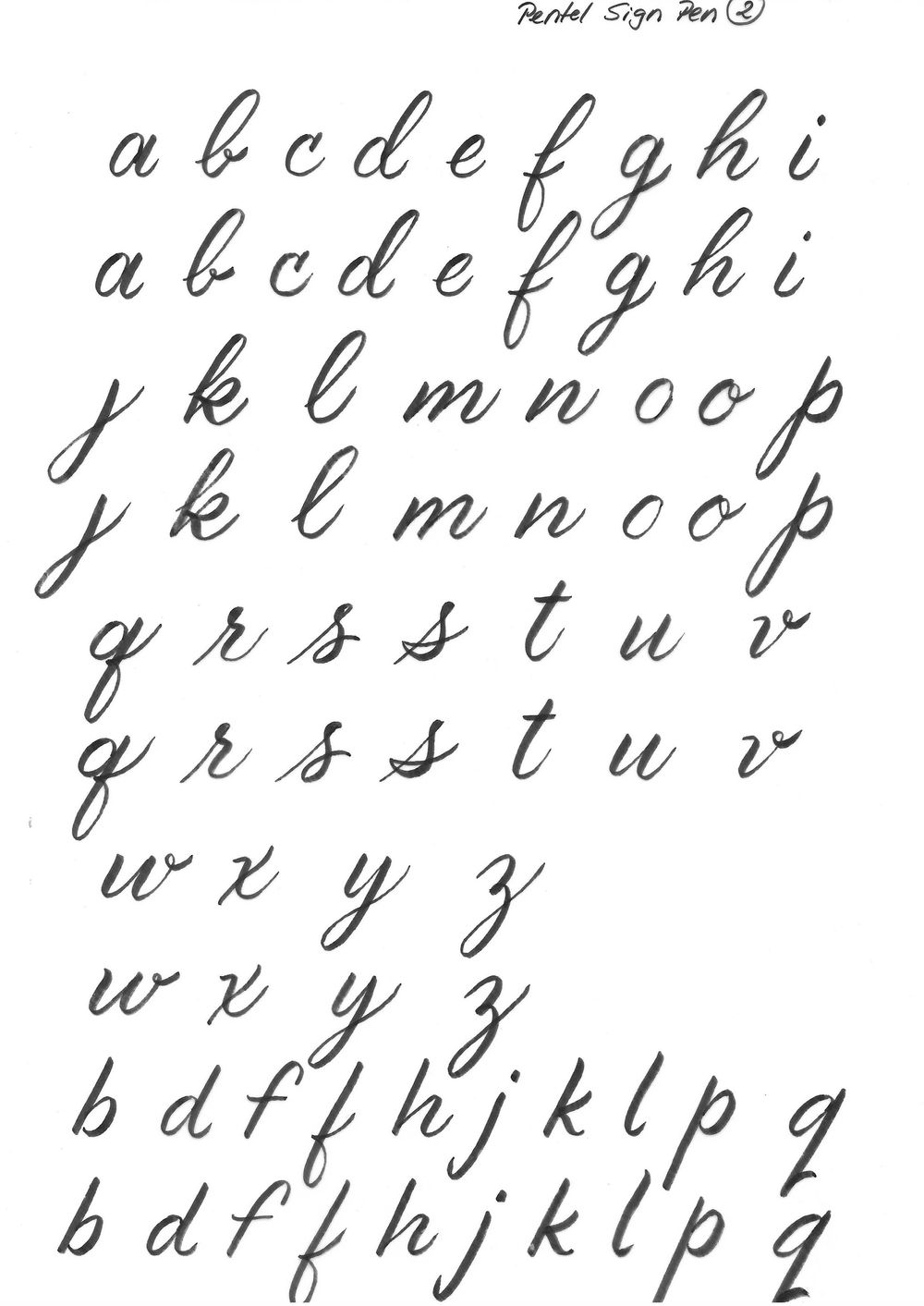 Brush Lettering Beginner - image 7 - student project