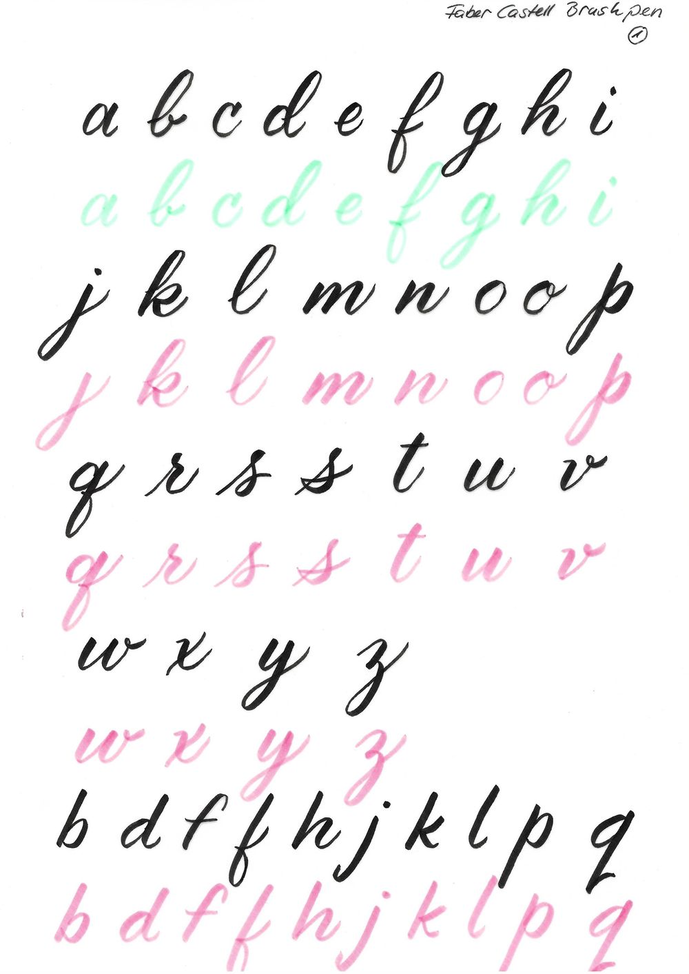 Brush Lettering Beginner - image 4 - student project