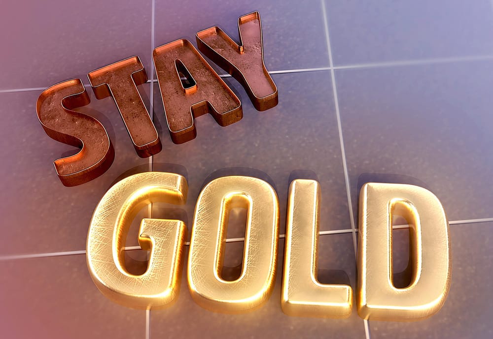 Stay Gold - Adobe Dimension - image 1 - student project