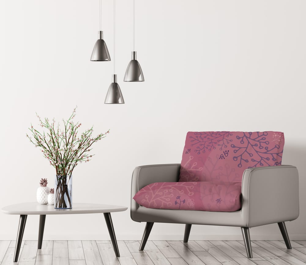 Realistic Mockup on Chair and Pillow - image 2 - student project