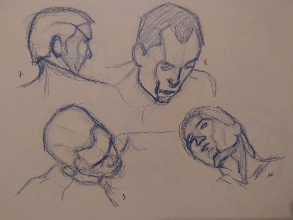Drawing the head 1 - image 2 - student project