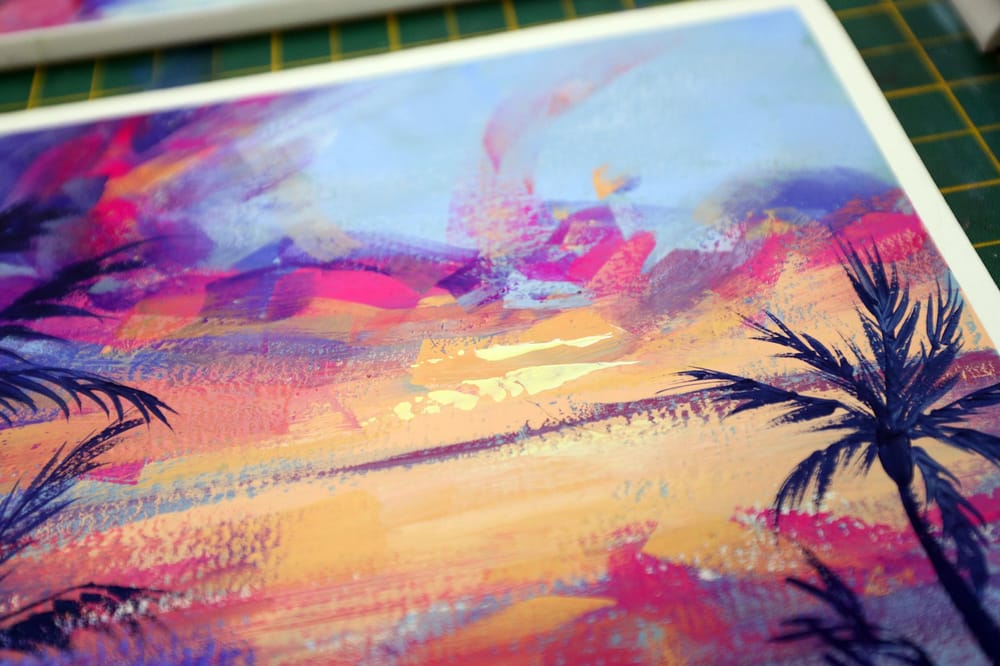 Expressive Gouache Skies - image 1 - student project