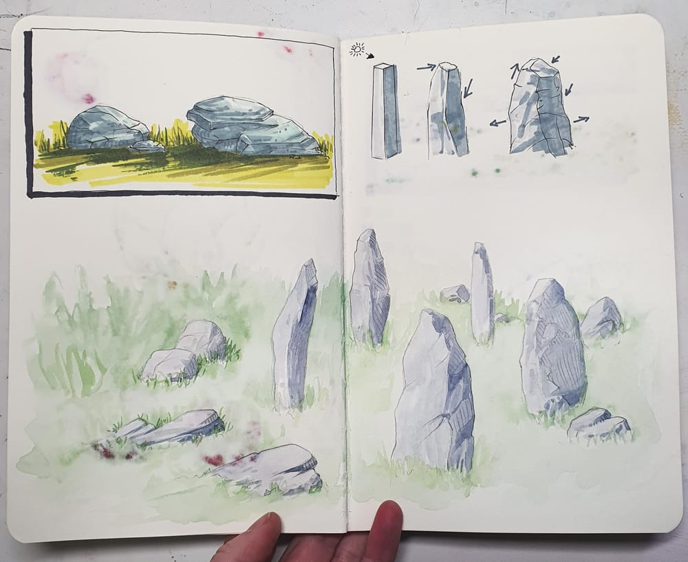 Simplified Trees and Rocks - image 1 - student project