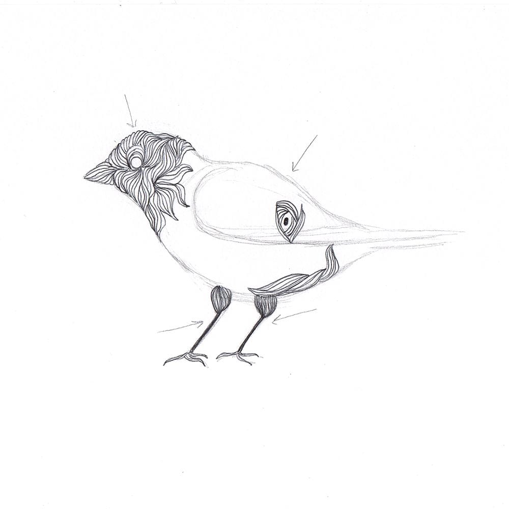 Sample Project : Stylized Sparrow - image 2 - student project