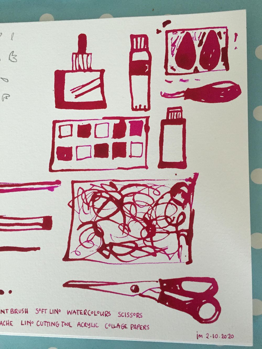 14 days of illustrated journaling - image 3 - student project