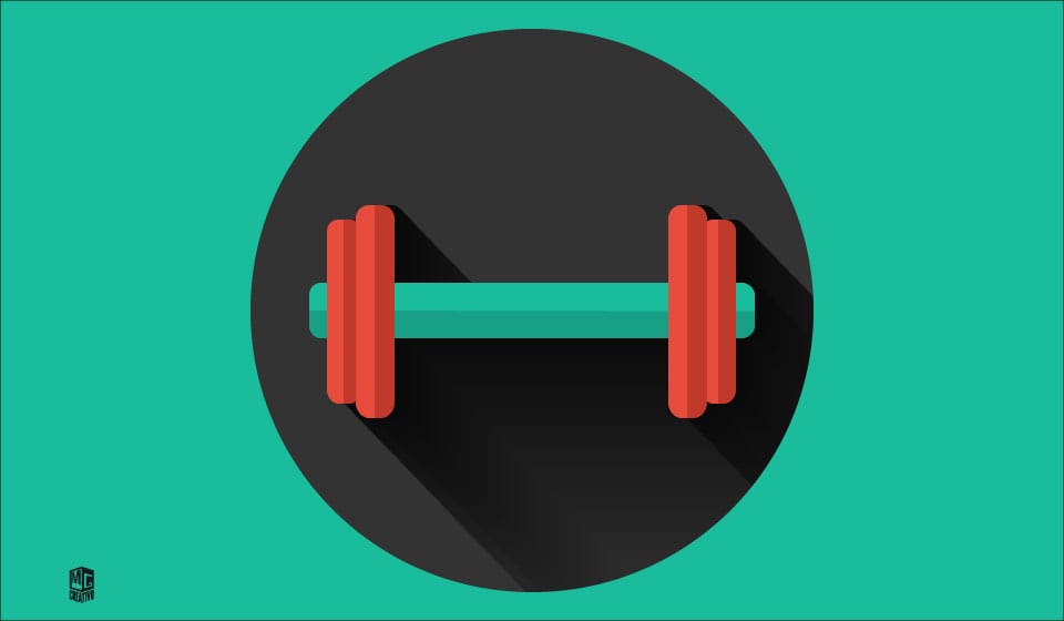 Angel's Dumbell Flat Icon - image 2 - student project
