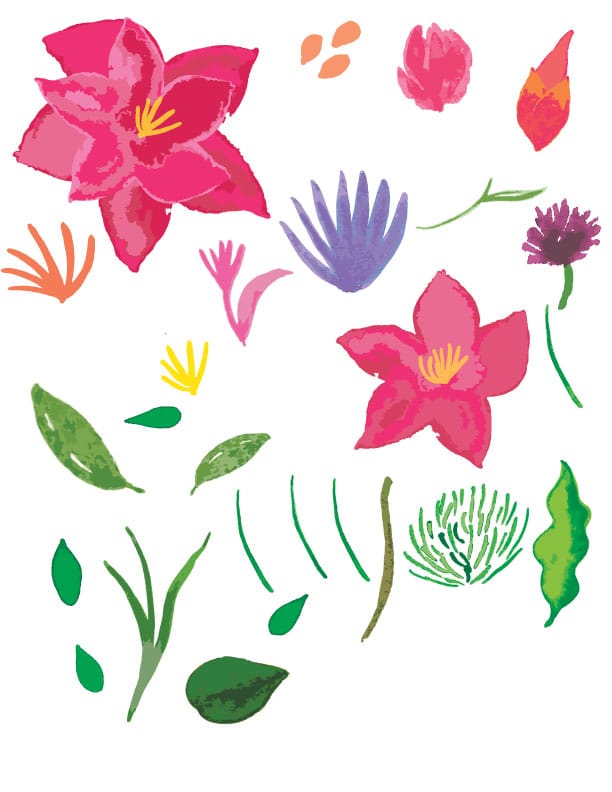 Watercolor patterns - image 5 - student project