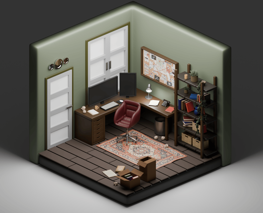 Detectives Office - image 1 - student project