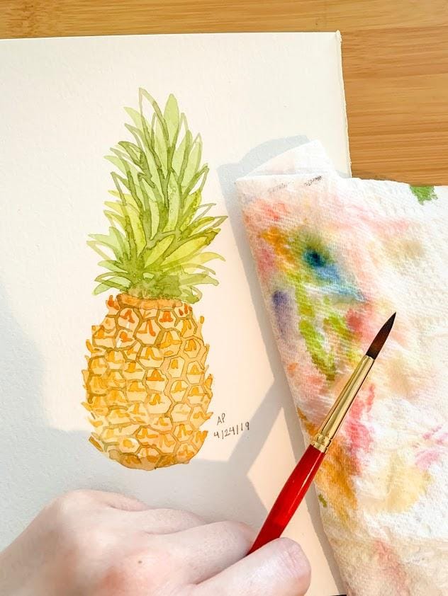 Pineapple Studies 4 Ways - image 2 - student project