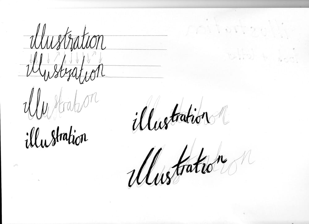 Illustration bounce lettering - image 2 - student project
