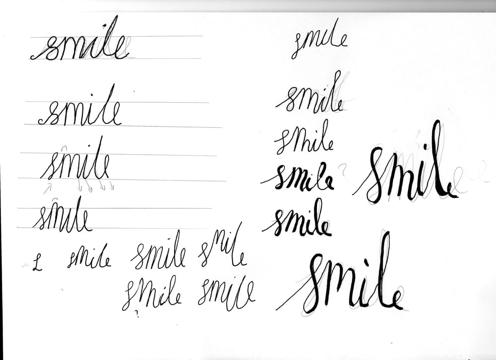 Illustration bounce lettering - image 1 - student project
