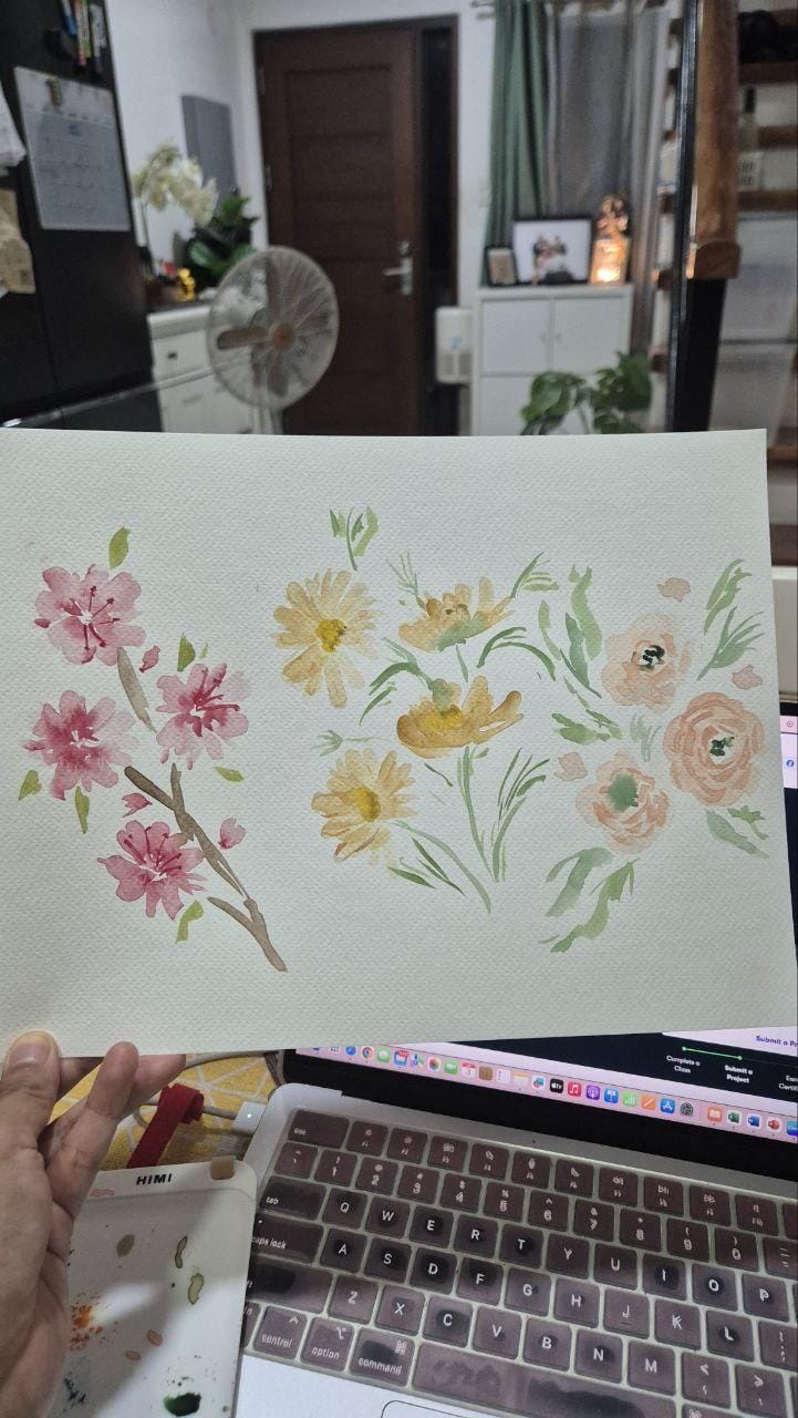 Spring Loose Florals - image 3 - student project