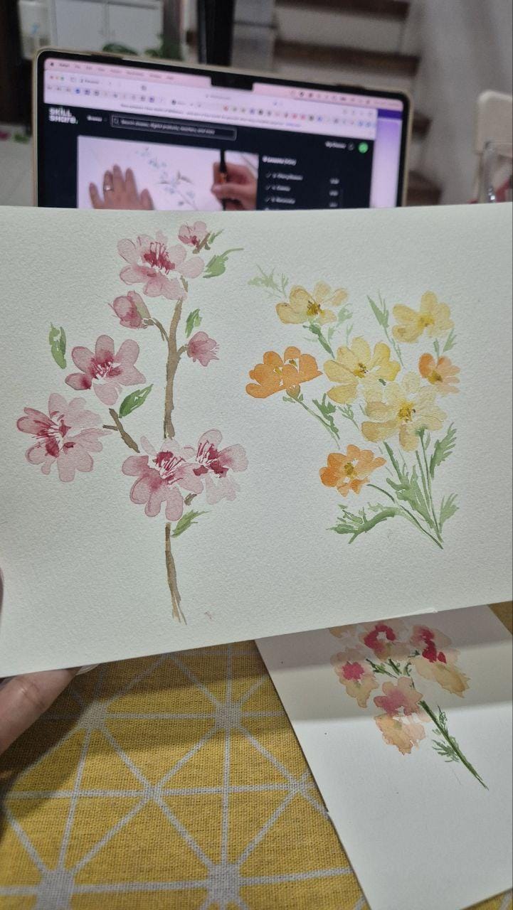 Spring Loose Florals - image 4 - student project