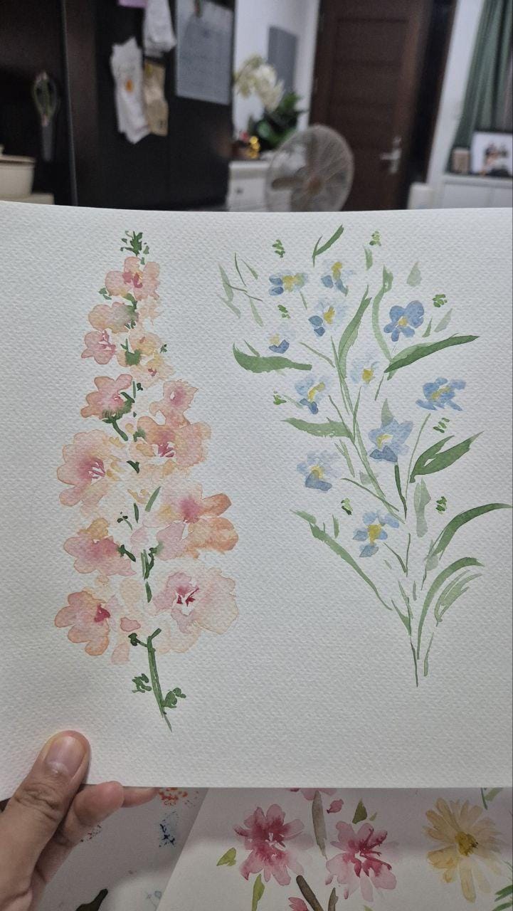 Spring Loose Florals - image 2 - student project