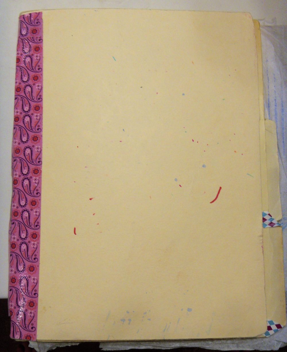Recycled file folder Art Journal  - image 1 - student project