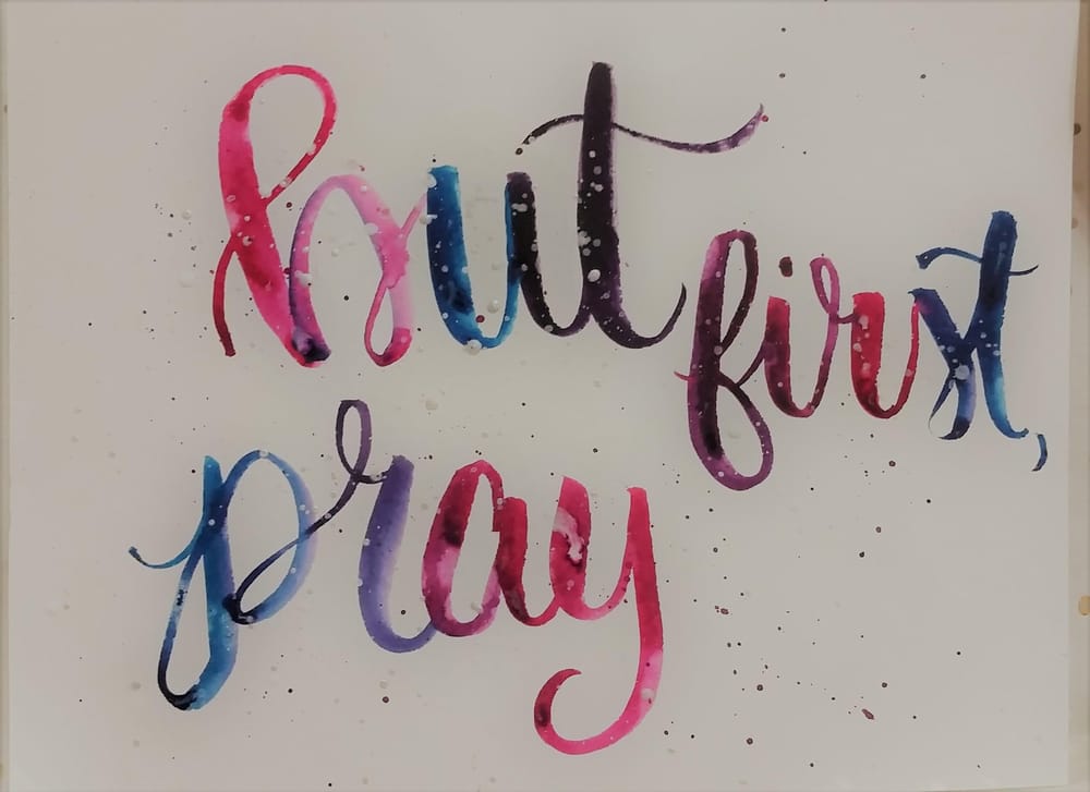 My watercolor lettering - image 1 - student project