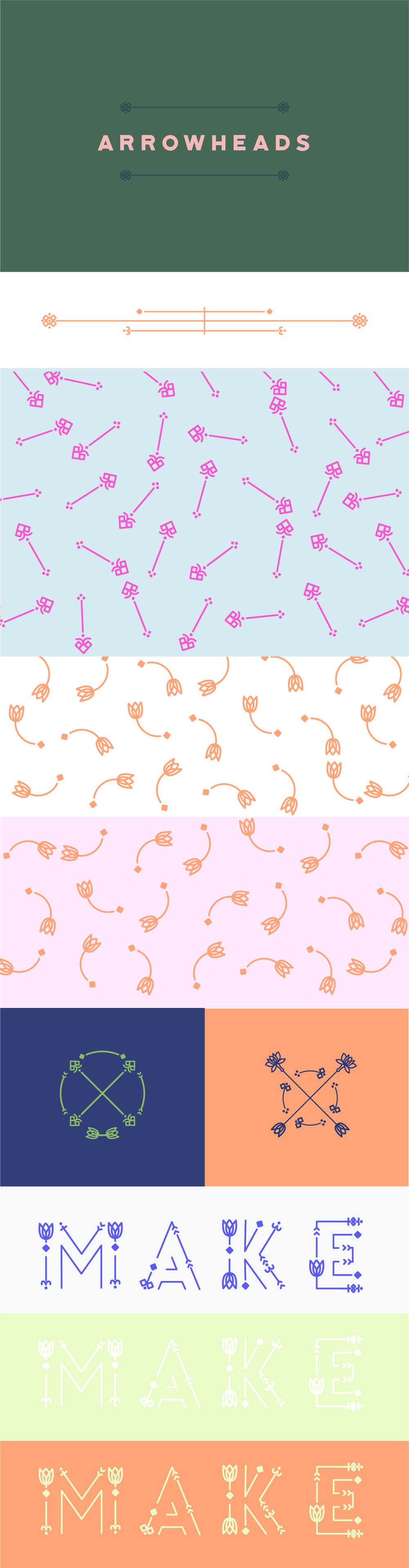 Creación de puntas de flecha personalizadas para estilizar gráficos  vectoriales lineales en Adobe Illustrator | Evgeniya \u0026 Dominic  Righini-Brand | Skillshare, image size:1000x3830