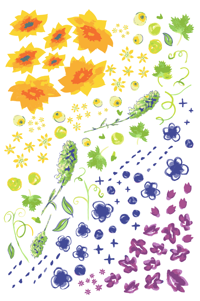 Calendar Challenge + High Desert Blooms pattern - image 2 - student project