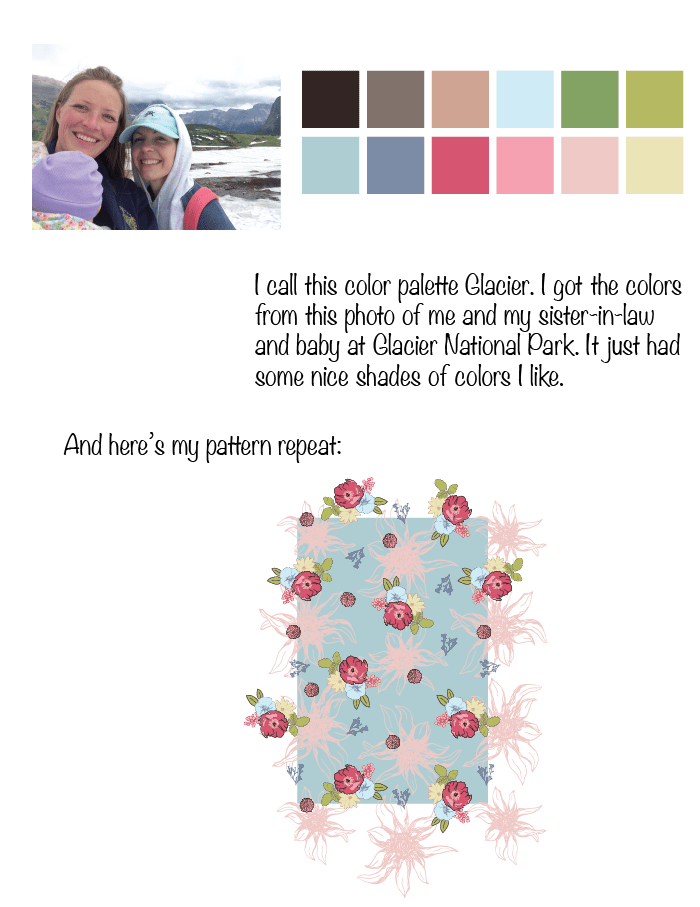Calendar Challenge + High Desert Blooms pattern - image 4 - student project
